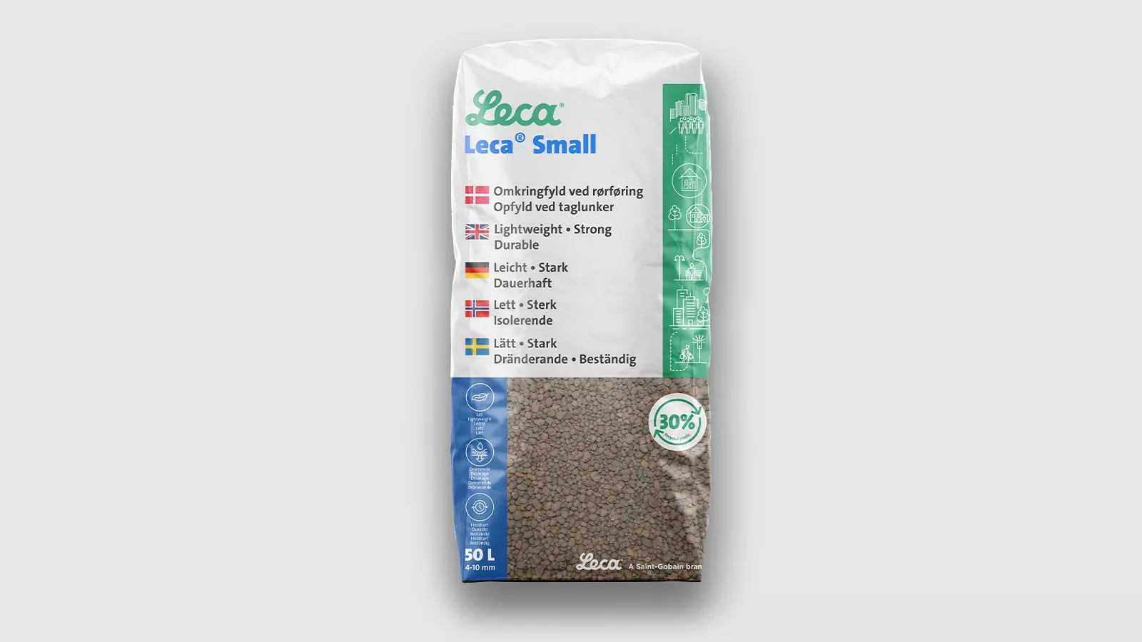 Produktbild på Leca Small småsäck 