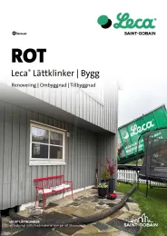 ROT - Leca Lättklinker för renovering, ombyggnad och tillbyggnad