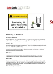 Säker hantering av storsäck - Safe Sack