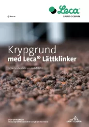 Krypgrund med Leca® Lättklinker