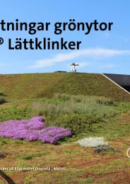 Sektionsritningar för gröna ytor med Leca® lättklinker 