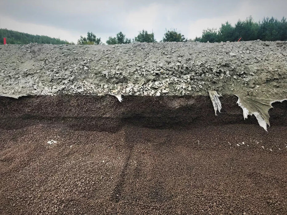 fyllning_lättklinker_geotextil_lager